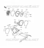 FILTRE A AIR pour Kawasaki KX250F
