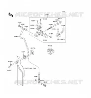 MAITRE CYLINDRE AV pour Kawasaki KX250F