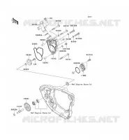 POMPE &Agrave; EAU pour Kawasaki KX250F