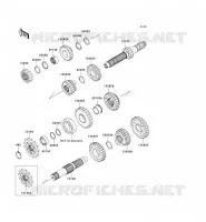 TRANSMISSION pour Kawasaki KX250F