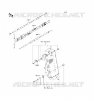 CABLES pour Kawasaki KX250F