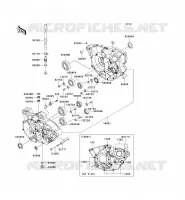 CARTER MOTEUR(S) pour Kawasaki KX250F