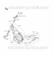 CH&Acirc;SSIS pour Kawasaki KX250F