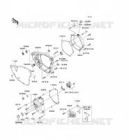 COUVERCLES MOTEUR pour Kawasaki KX250F
