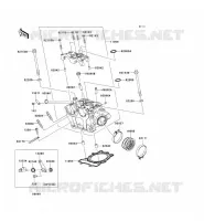 CULASSE pour Kawasaki KX250F