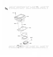 CYLINDRE/PISTON pour Kawasaki KX250F