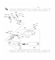 &Eacute;CHAPPEMENT pour Kawasaki KX250F
