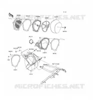 FILTRE A AIR pour Kawasaki KX250F
