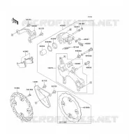 FREIN ARRIERE pour Kawasaki KX250F