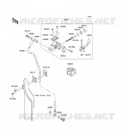 MAITRE CYLINDRE AV pour Kawasaki KX250F