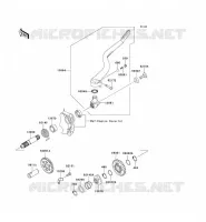 MECANISME DE KICK pour Kawasaki KX250F