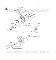 POMPE &Agrave; EAU pour Kawasaki KX250F