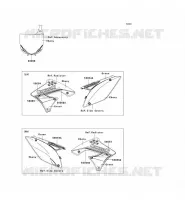STICKER pour Kawasaki KX250F