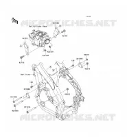 SUPPORT MOTEUR pour Kawasaki KX250F