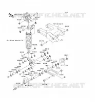 SUSPENSION pour Kawasaki KX250F