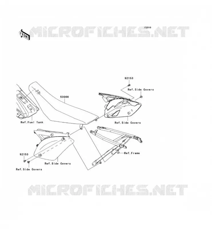 SELLE Kawasaki TOUT-TERRAIN 450 2009 KX450F  KX450E9F