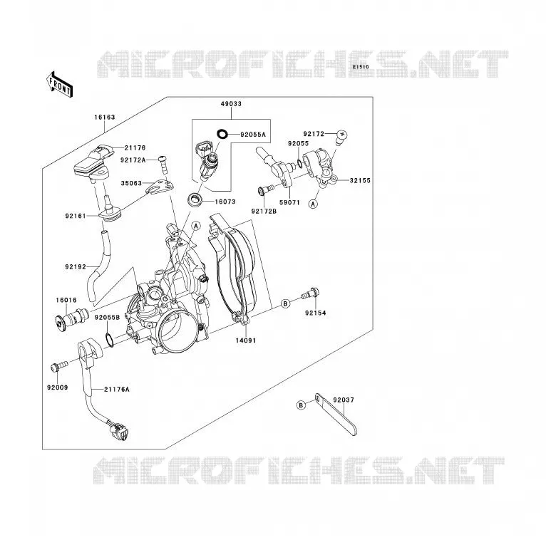 CARBU Kawasaki TOUT-TERRAIN 450 2012 KX450F  KX450FCF