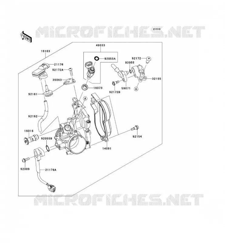 CARBU Kawasaki TOUT-TERRAIN 450 2013 KX450F  KX450FDF
