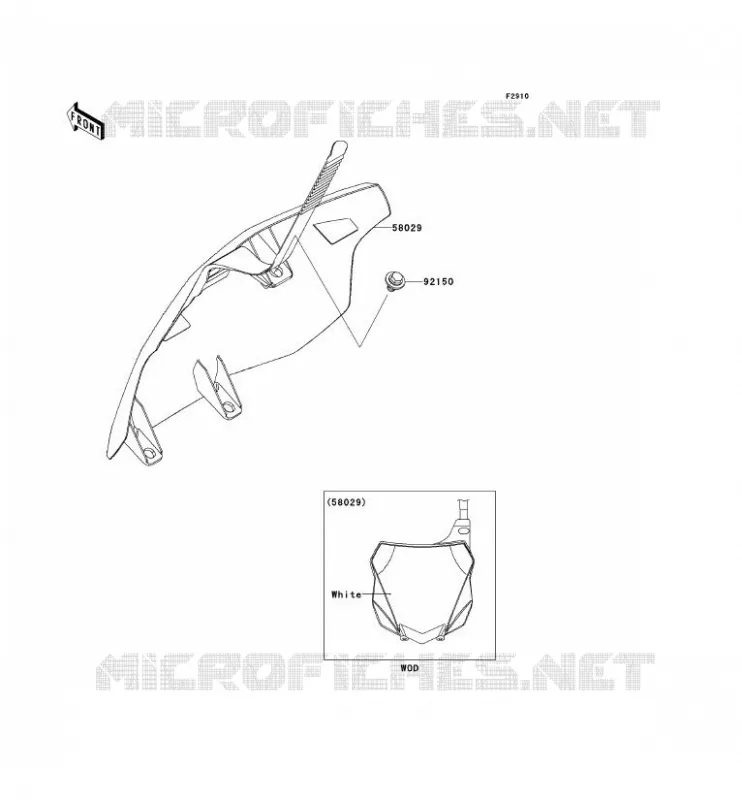 ACCESSOIRE Kawasaki TOUT-TERRAIN 450 2014 KX450F  KX450FEF