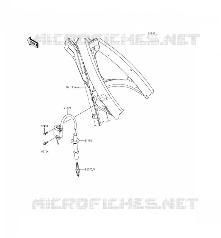 SYSTEME D&acute;ALLUMAGE Kawasaki TOUT-TERRAIN 450 2016 KX450F  KX450HGF