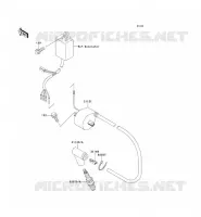 BOBINE D'ALLUMAGE pour Kawasaki KX500