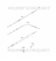 CABLE pour Kawasaki KX500