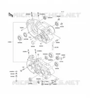 CARTER MOTEUR(S) pour Kawasaki KX500