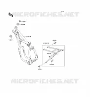 CH&Acirc;SSIS pour Kawasaki KX500