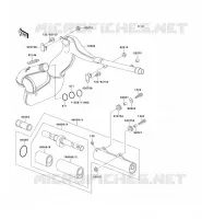&Eacute;CHAPPEMENT pour Kawasaki KX500