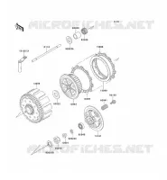 EMBRAYAGE pour Kawasaki KX500