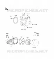 FILTRE &Agrave; AIR pour Kawasaki KX500