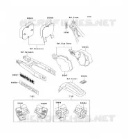 LABEL pour Kawasaki KX500