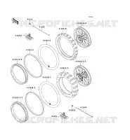 PNEUS pour Kawasaki KX500