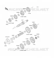 TRANSMISSION pour Kawasaki KX500