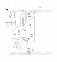 VILEBREQUIN/PISTON pour Kawasaki KX500