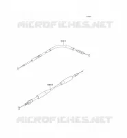 CABLES pour Kawasaki KX500