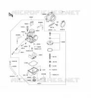 CARBURATEUR pour Kawasaki KX500