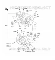 CARTER MOTEUR(S) pour Kawasaki KX500