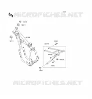 CH&Acirc;SSIS pour Kawasaki KX500
