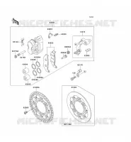 FREIN AVANT pour Kawasaki KX500