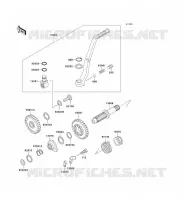 MECANISME DE KICK pour Kawasaki KX500