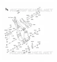 PIECE DE CADRE (COUVERTURE) pour Kawasaki KX500