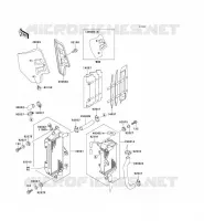 RADIATEUR pour Kawasaki KX500