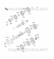 TRANSMISSION pour Kawasaki KX500