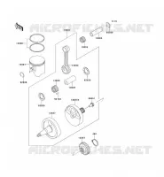 VILEBREQUIN/PISTON pour Kawasaki KX500