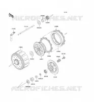 EMBRAYAGE pour Kawasaki KX500
