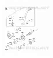 MECANISME DE KICK pour Kawasaki KX500