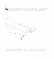 SELLE pour Kawasaki KX500