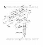 SUSPENSION ARRI&Egrave;RE pour Kawasaki KX500