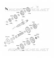 TRANSMISSION pour Kawasaki KX500